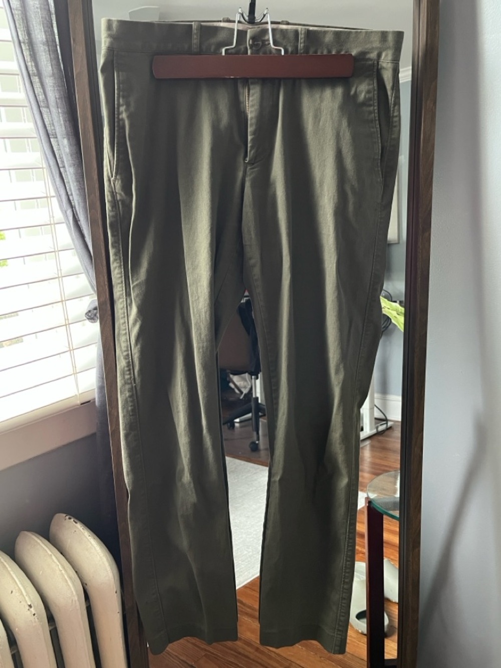 J. Crew Factory Olive Slim Fit Chinos